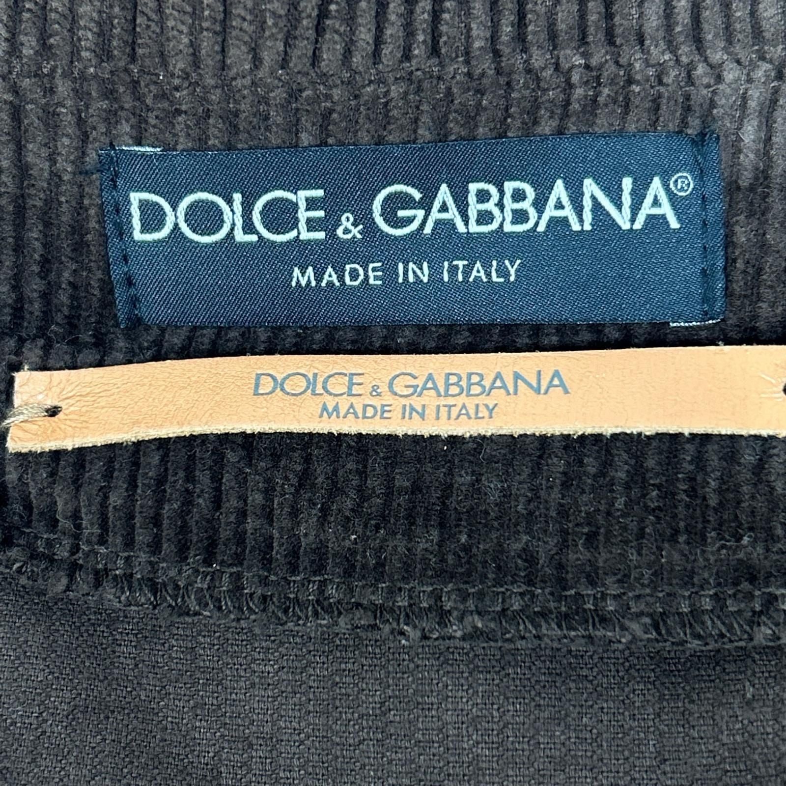 Dolce & Gabbana Brown Corduroy Jacket 50 — view 4