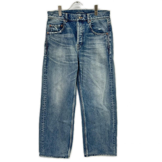 Saint Laurent Paris Washed Distressed Denim Pants 27