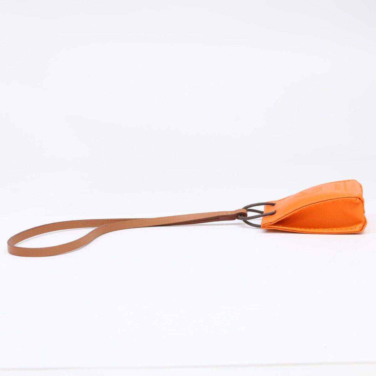 Hermes Sac Orange Bag Charm — view 4