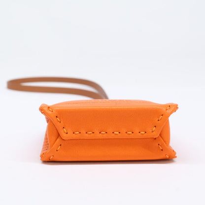 Hermes Sac Orange Bag Charm — view 3
