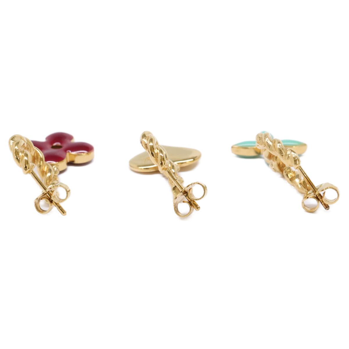 Louis Vuitton Boucle Doreille Sweet Monogram Earrings Total 3 Items — view 5