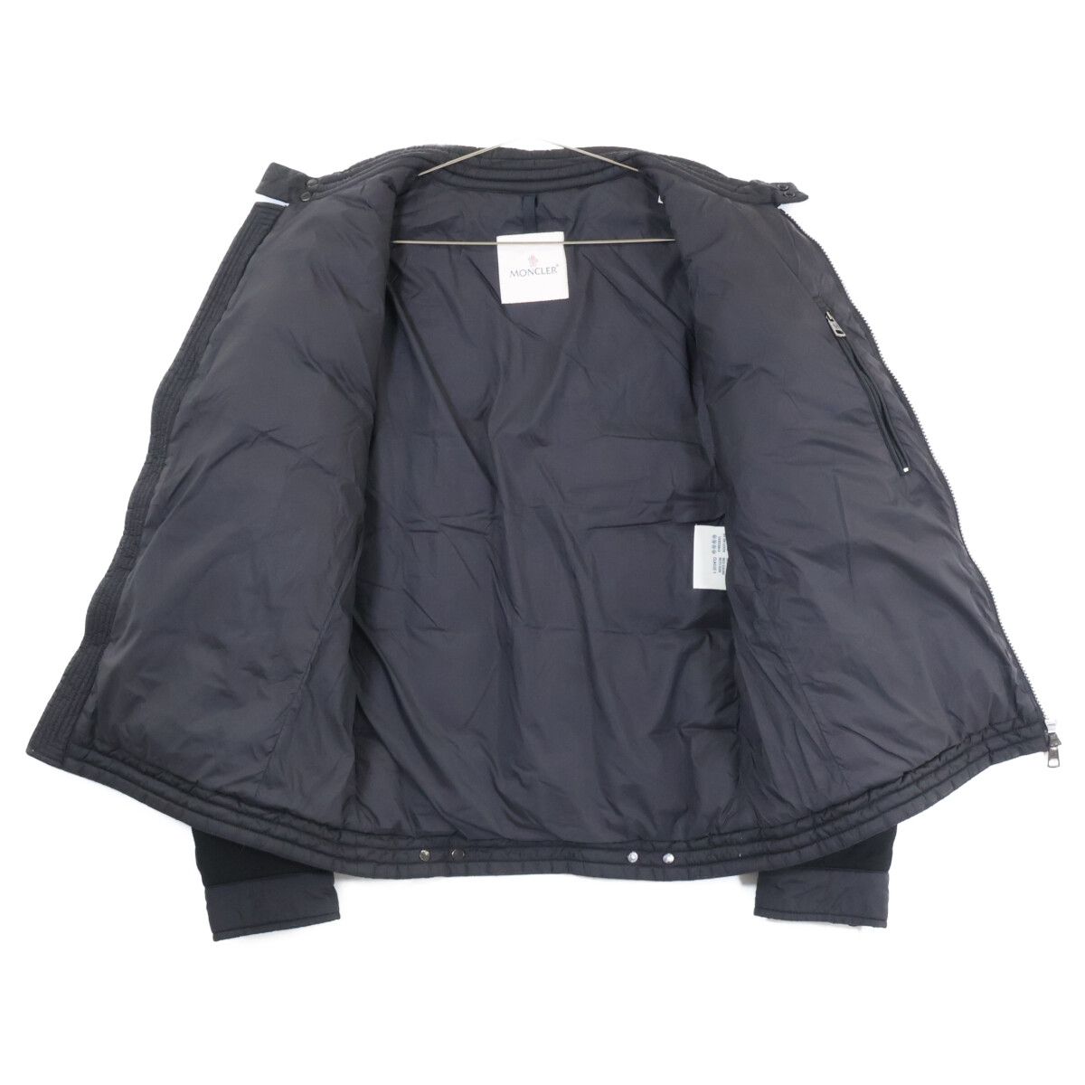 Moncler Gard Wool Nylon Trim Down Jacket — view 3