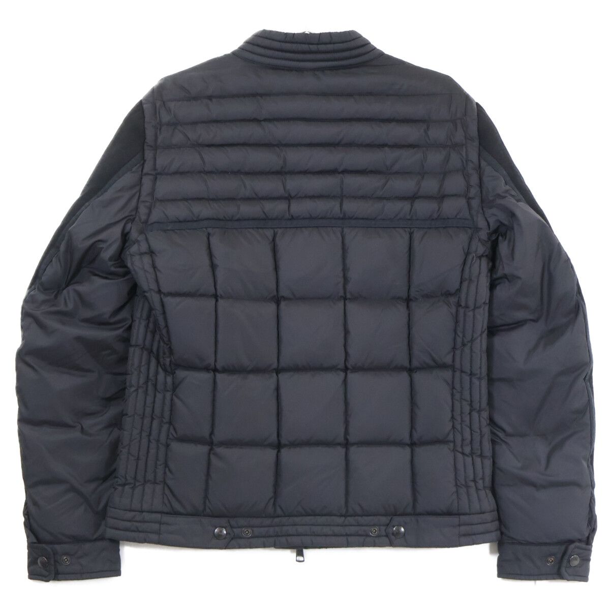 Moncler Gard Wool Nylon Trim Down Jacket — view 2