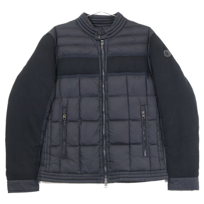 Moncler Gard Wool Nylon Trim Down Jacket