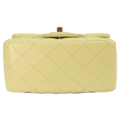 Chanel Pistachio Rum Gold Mini Quilted 17 Shoulder — view 5