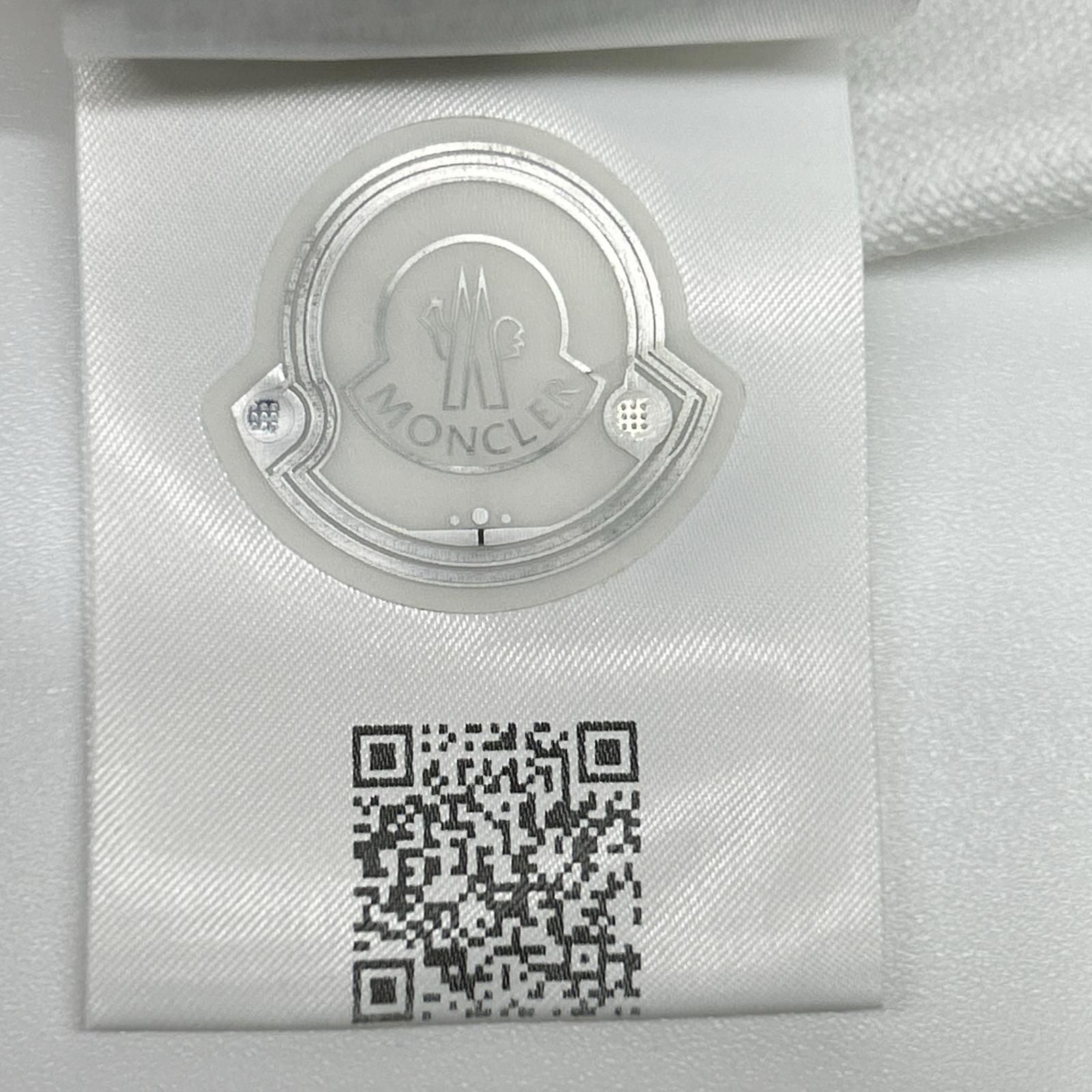 Moncler White Cotton Polo — view 5