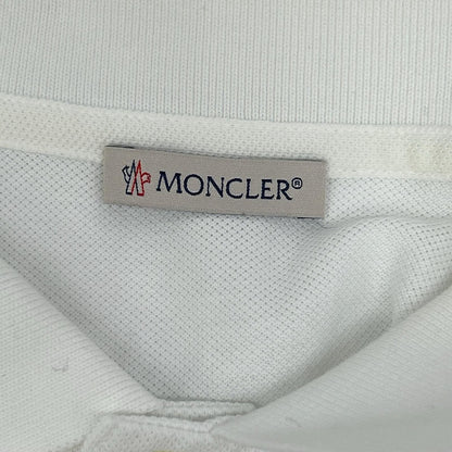 Moncler White Cotton Polo — view 3