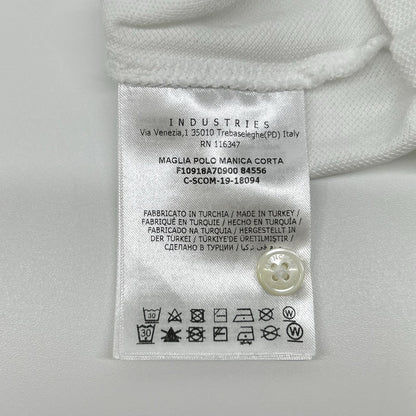 Moncler White Cotton Polo — view 4