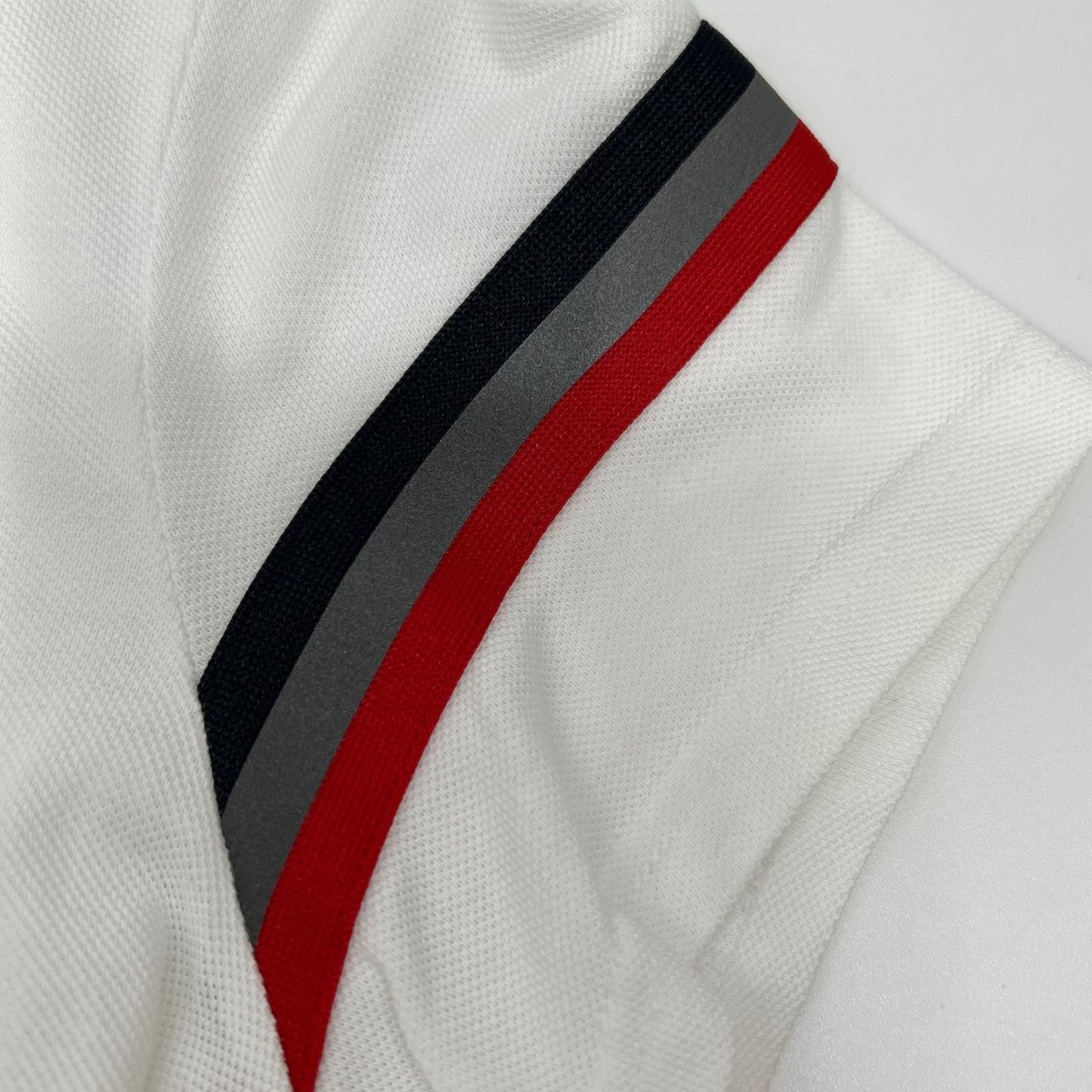 Moncler White Cotton Polo — view 9