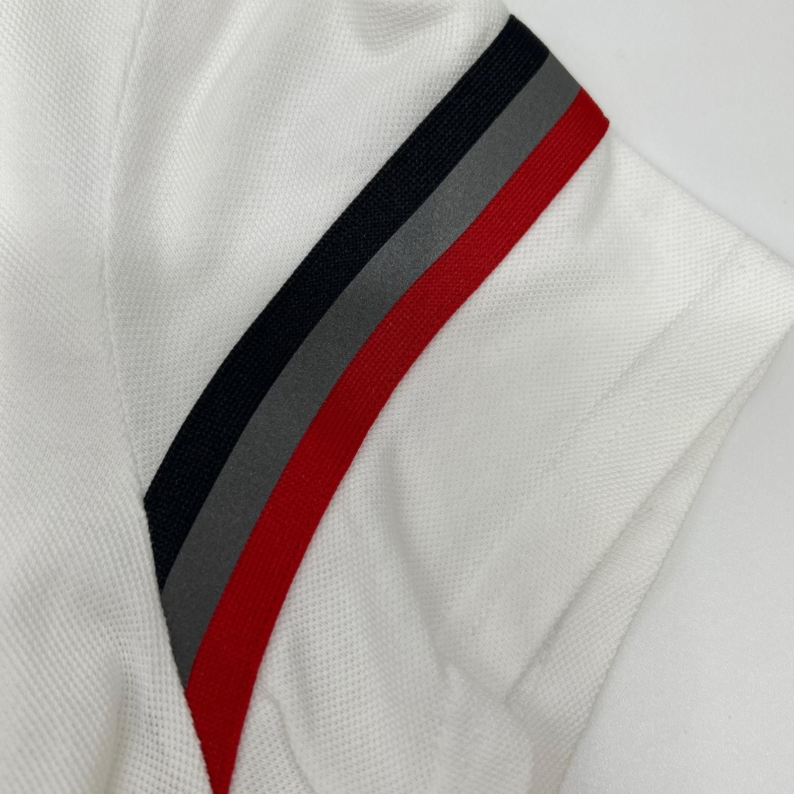 Moncler White Cotton Polo — view 9
