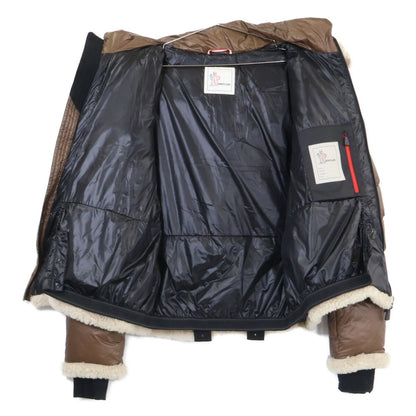 Moncler Grenoble Barrhorn Shearling Hoodie Down — view 3