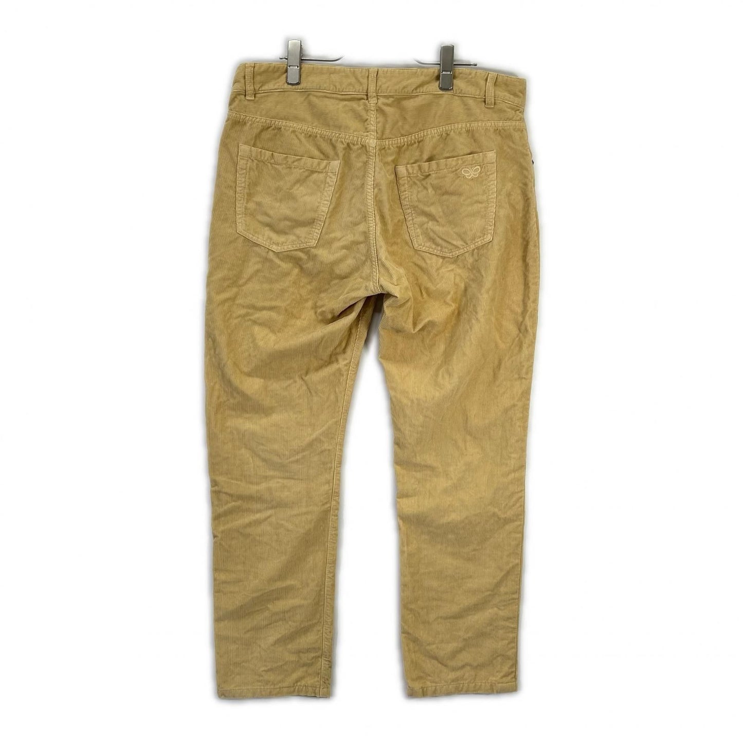 Bottega Veneta Yellow Light Beige Fine Ribbed Co Duroy Pants 52 — view 2