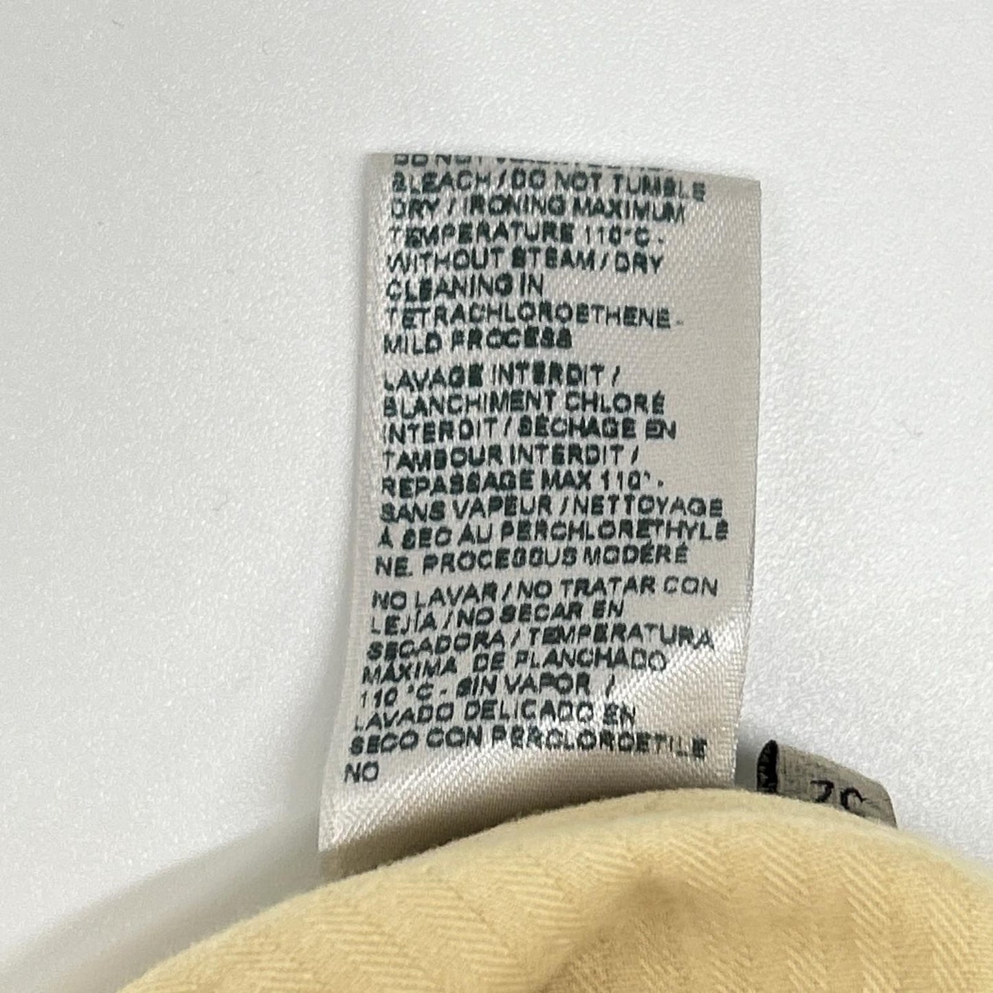 Bottega Veneta Yellow Light Beige Fine Ribbed Co Duroy Pants 52 — view 5