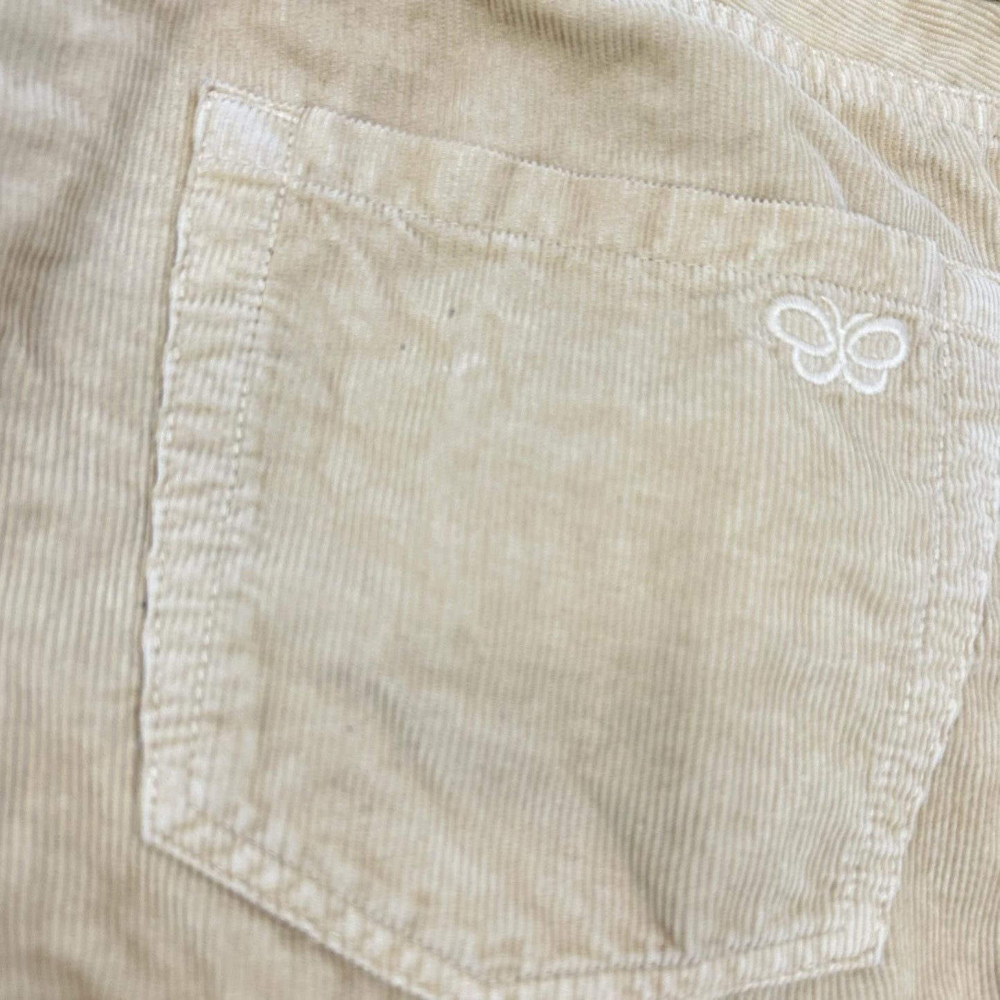 Bottega Veneta Yellow Light Beige Fine Ribbed Co Duroy Pants 52 — view 7
