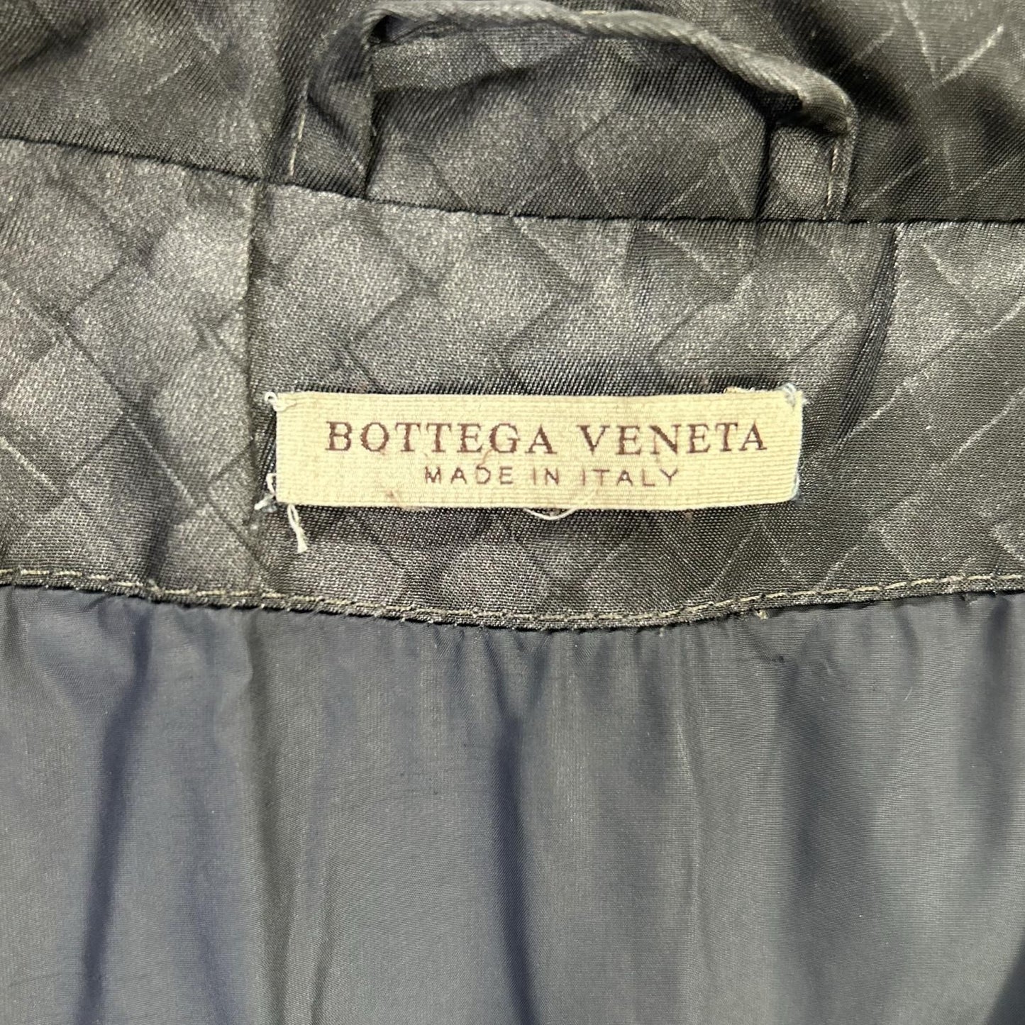Bottega Veneta Black Intre Print Nylon Zip Coat 52 — view 4