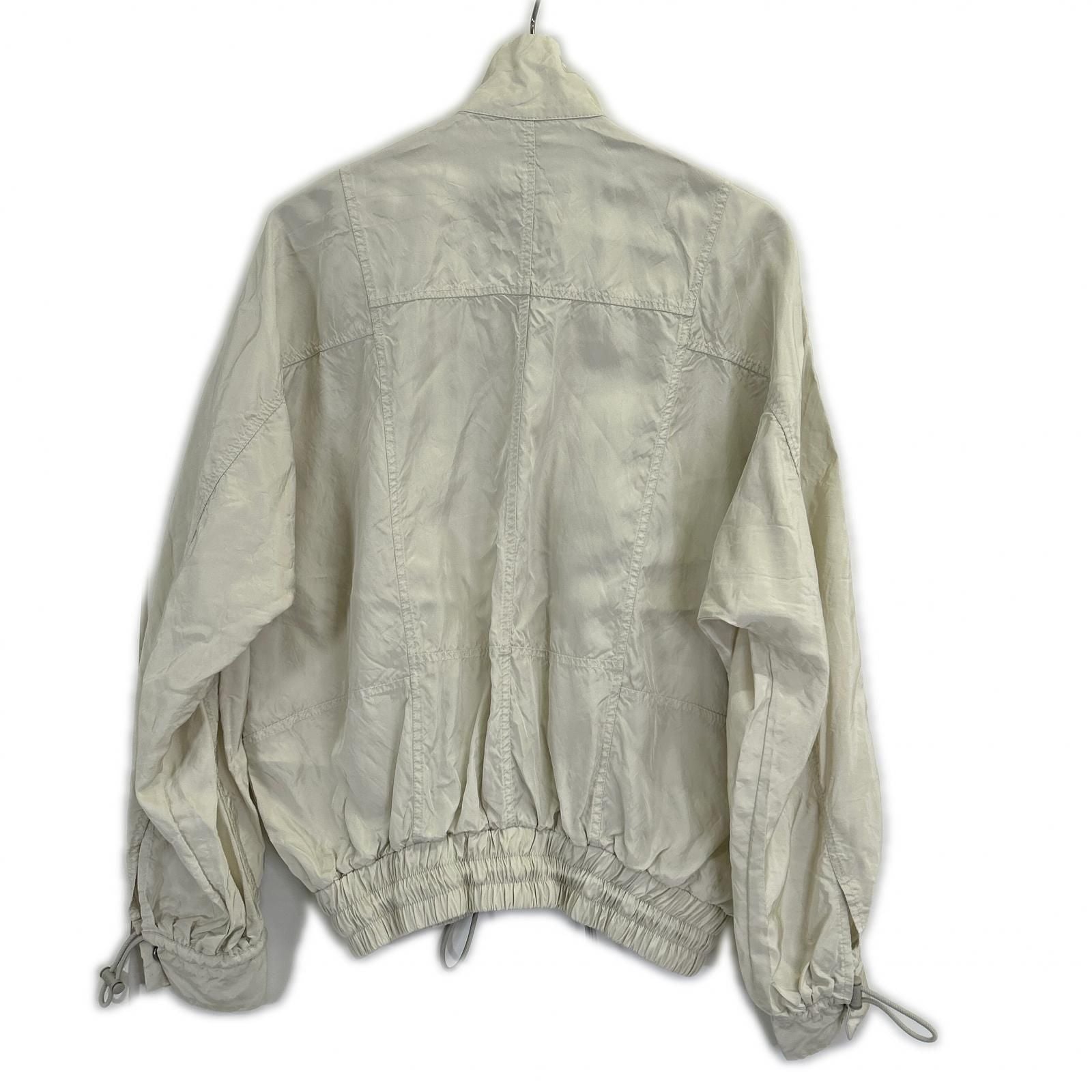 Fendi Light Gray Axaj Nylon Jacket 36 — view 2