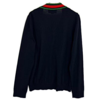 Gucci Navy Cardigan — view 2
