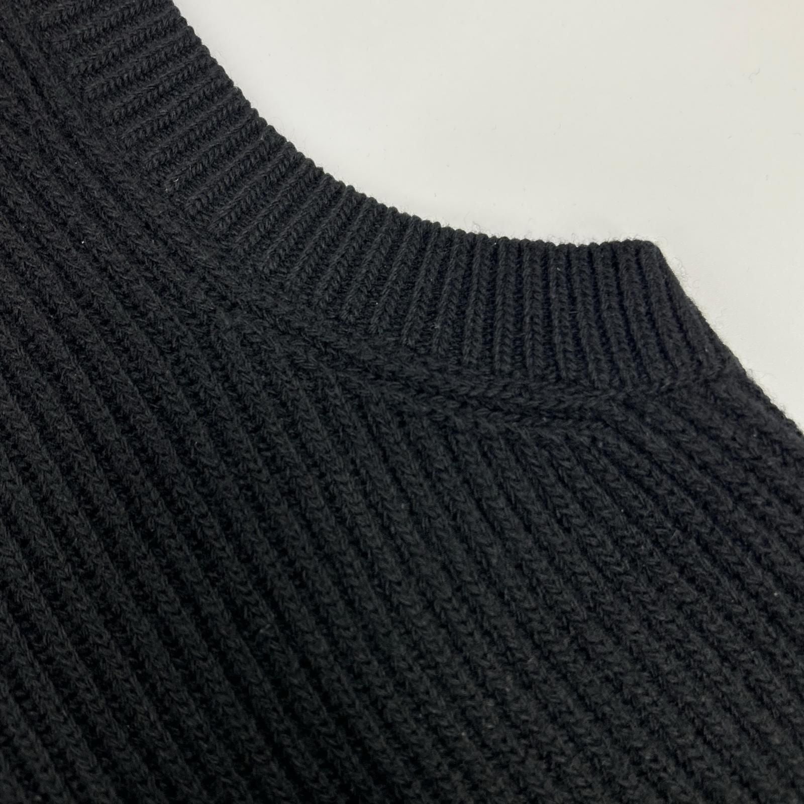 Prada Black Logo Knit Vest 46 — view 8