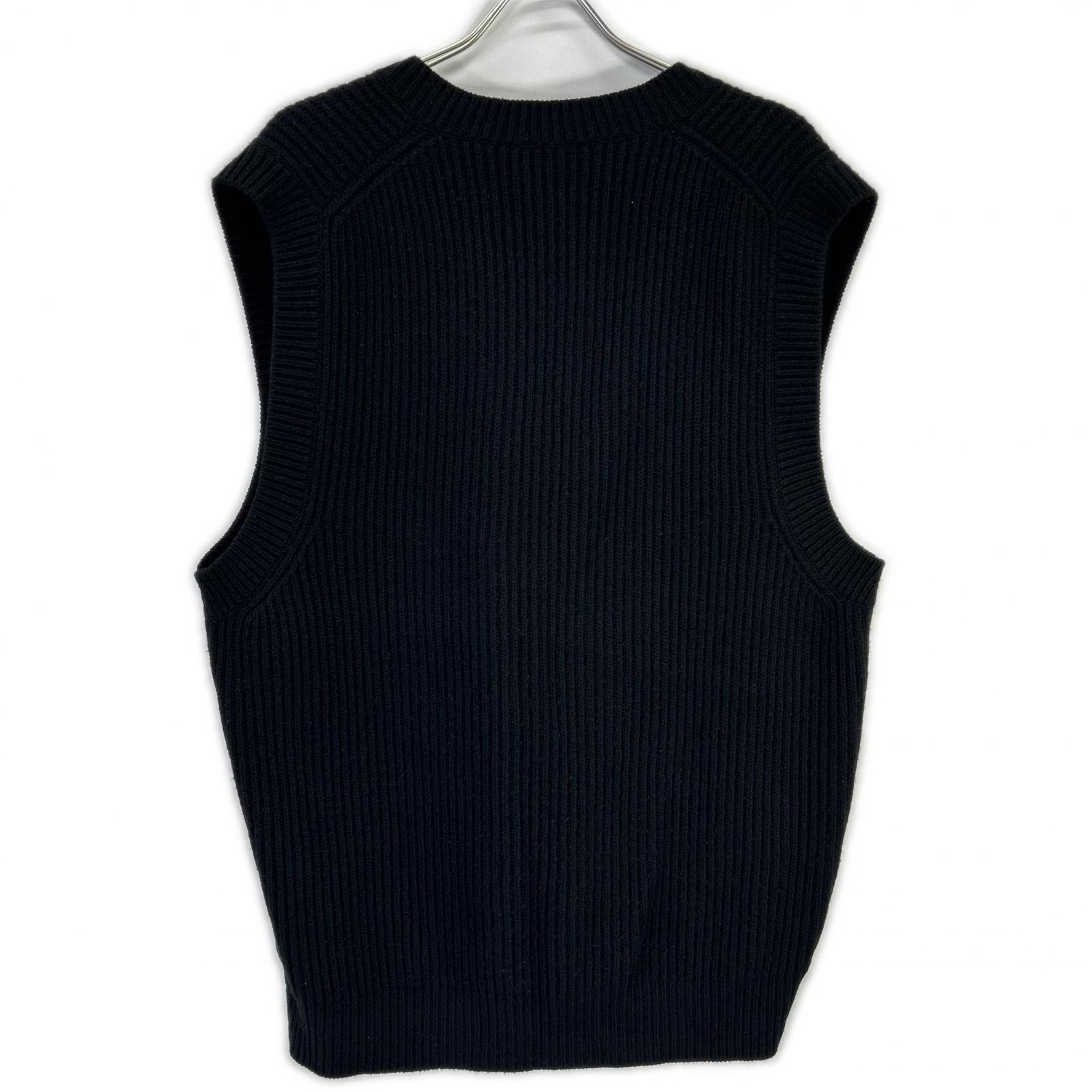 Prada Black Logo Knit Vest 46 — view 2