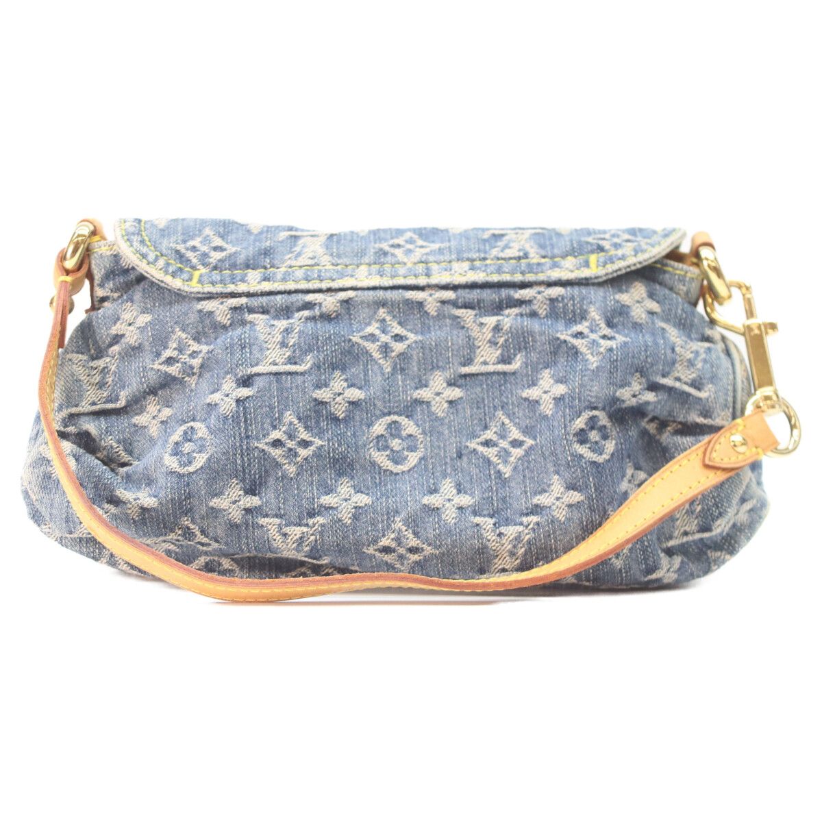 Louis Vuitton Monogram Denim Mini Pleaty Shoulder — view 3