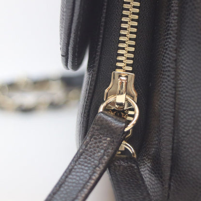 Chanel Black Caviar Gold Business Affinity 2-Way — view 7