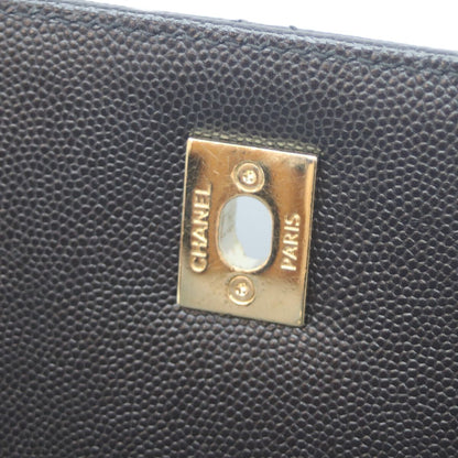 Chanel Black Caviar Gold Business Affinity 2-Way — view 8