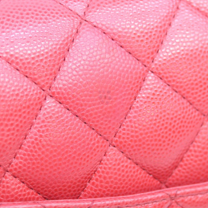 Chanel Red Caviar Gold Quilted 23 Shoulder — view 7