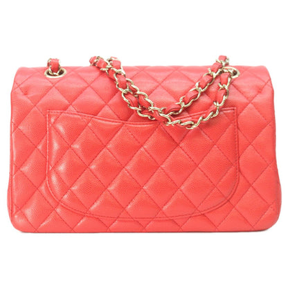 Chanel Red Caviar Gold Quilted 23 Shoulder — view 3