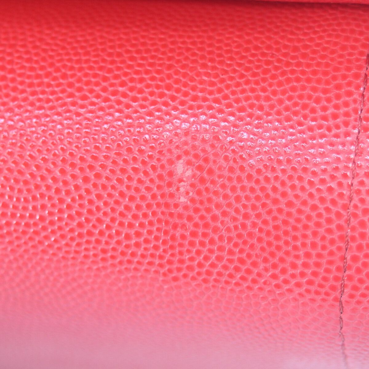 Chanel Red Caviar Gold Quilted 23 Shoulder — view 8