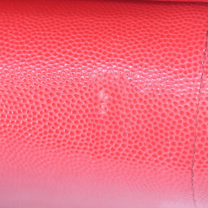 Chanel Red Caviar Gold Quilted 23 Shoulder — view 8