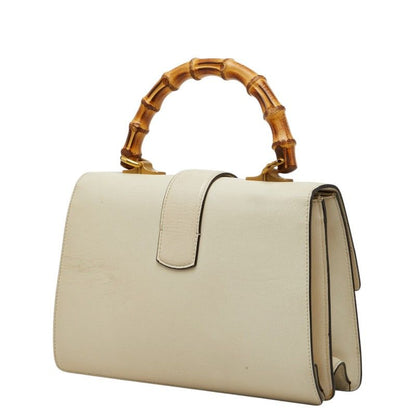 Gucci Dionysus Bamboo 2-Way Shoulder Bag White Navy Red Leather — view 2