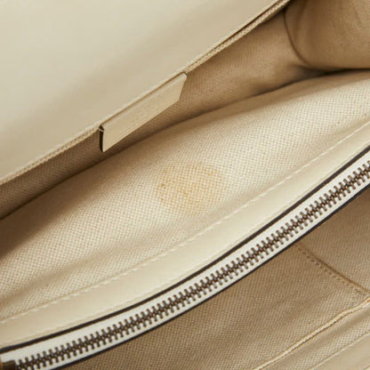 Gucci Dionysus Bamboo 2-Way Shoulder Bag White Navy Red Leather — view 8