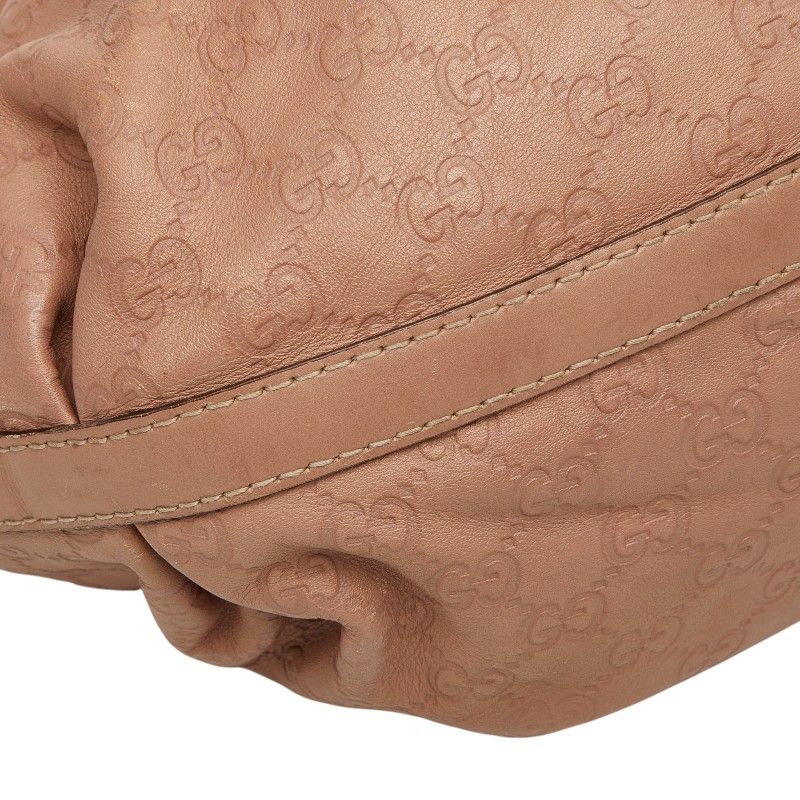 Gucci Guccissima Scarlet Tote Pink Leather — view 5