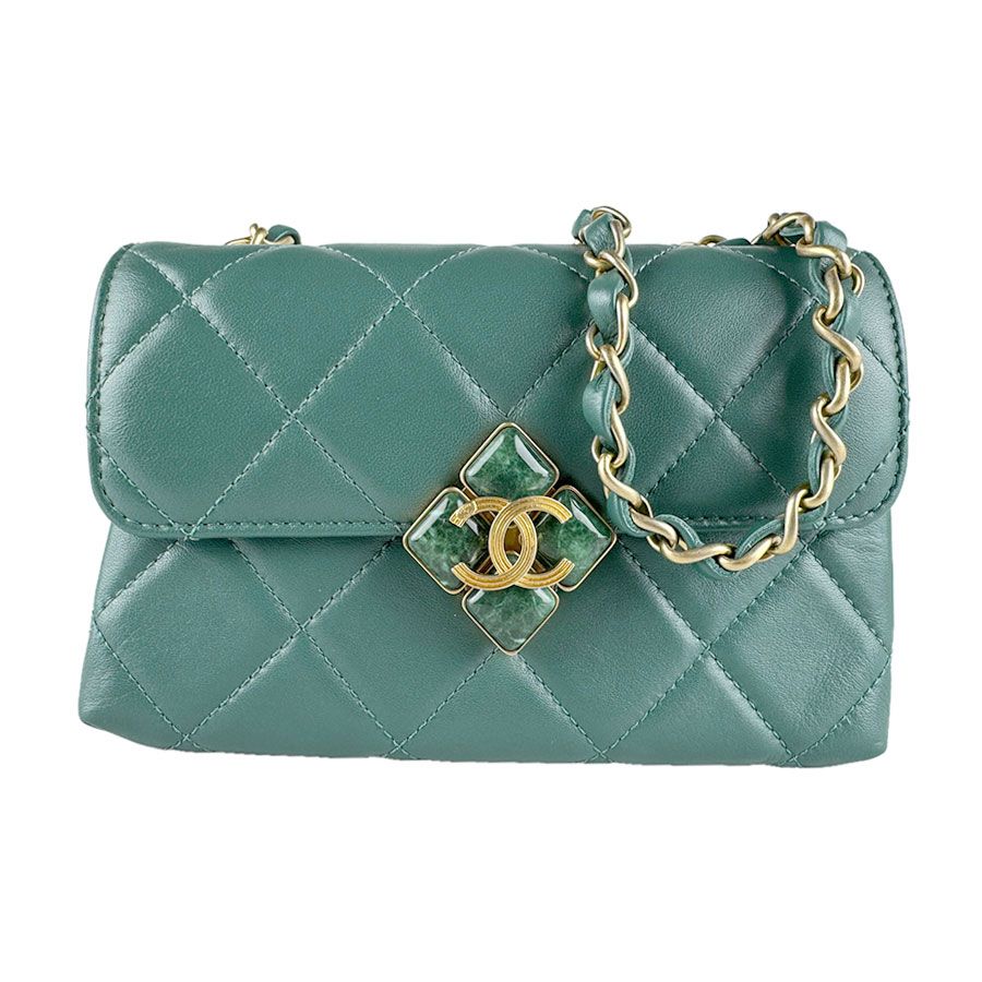 Chanel Shoulder Bag Green