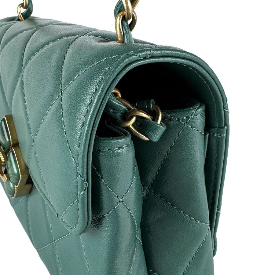 Chanel Shoulder Bag Green — view 7