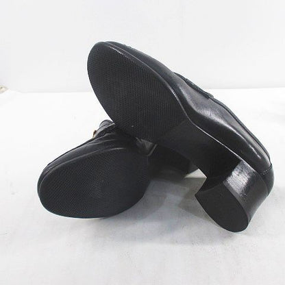 Hermes Constance Loafers Heels Buckle 36 Black Leather — view 7