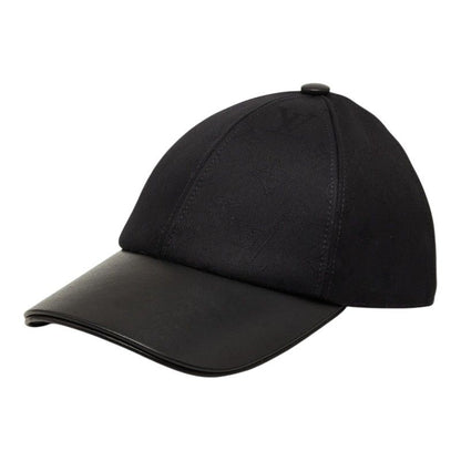Louis Vuitton Monogram LV Fast Baseball Cap Black Leather Cotton