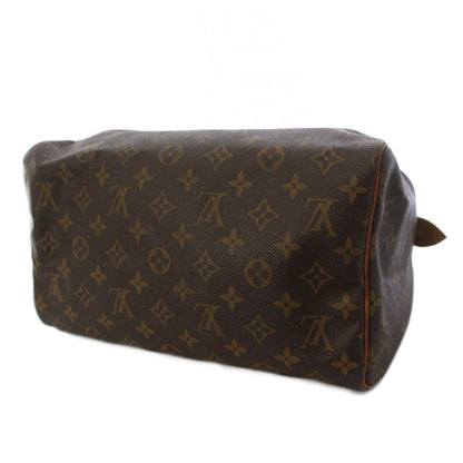 Louis Vuitton Speedy 30 Boston Bag Monogram Canvas Brown YT — view 4