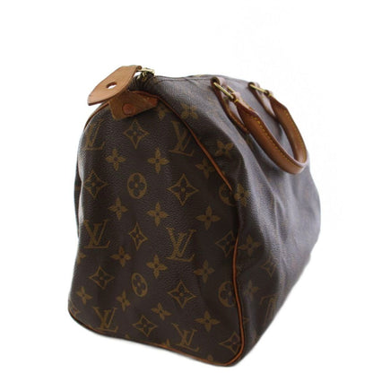 Louis Vuitton Speedy 30 Boston Bag Monogram Canvas Brown YT — view 2