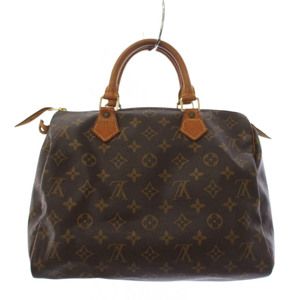 Louis Vuitton Speedy 30 Boston Bag Monogram Canvas Brown YT — view 3