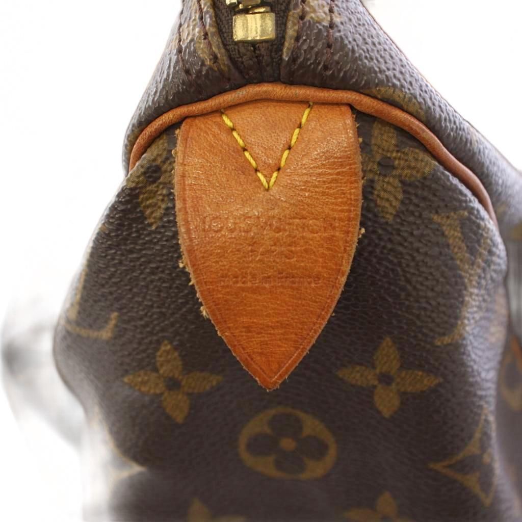 Louis Vuitton Speedy 30 Boston Bag Monogram Canvas Brown YT — view 5