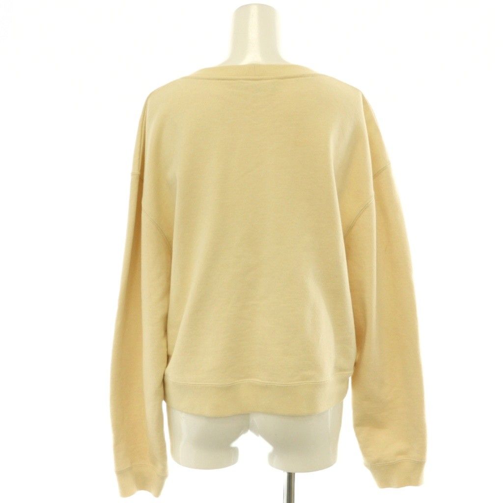 Chanel 31 Rue Cambon Logo Cropped Sweatshirt Long Sleeve Cotton M Ivory — view 2