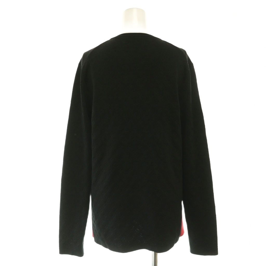 Louis Vuitton Knit Sweater with Monogram Chain Long Sleeve Silk M Black — view 2