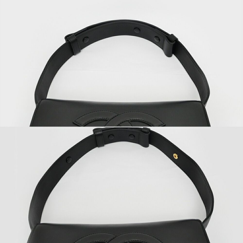 Chanel Timeless CC Messenger Bag Black Lambskin — view 8