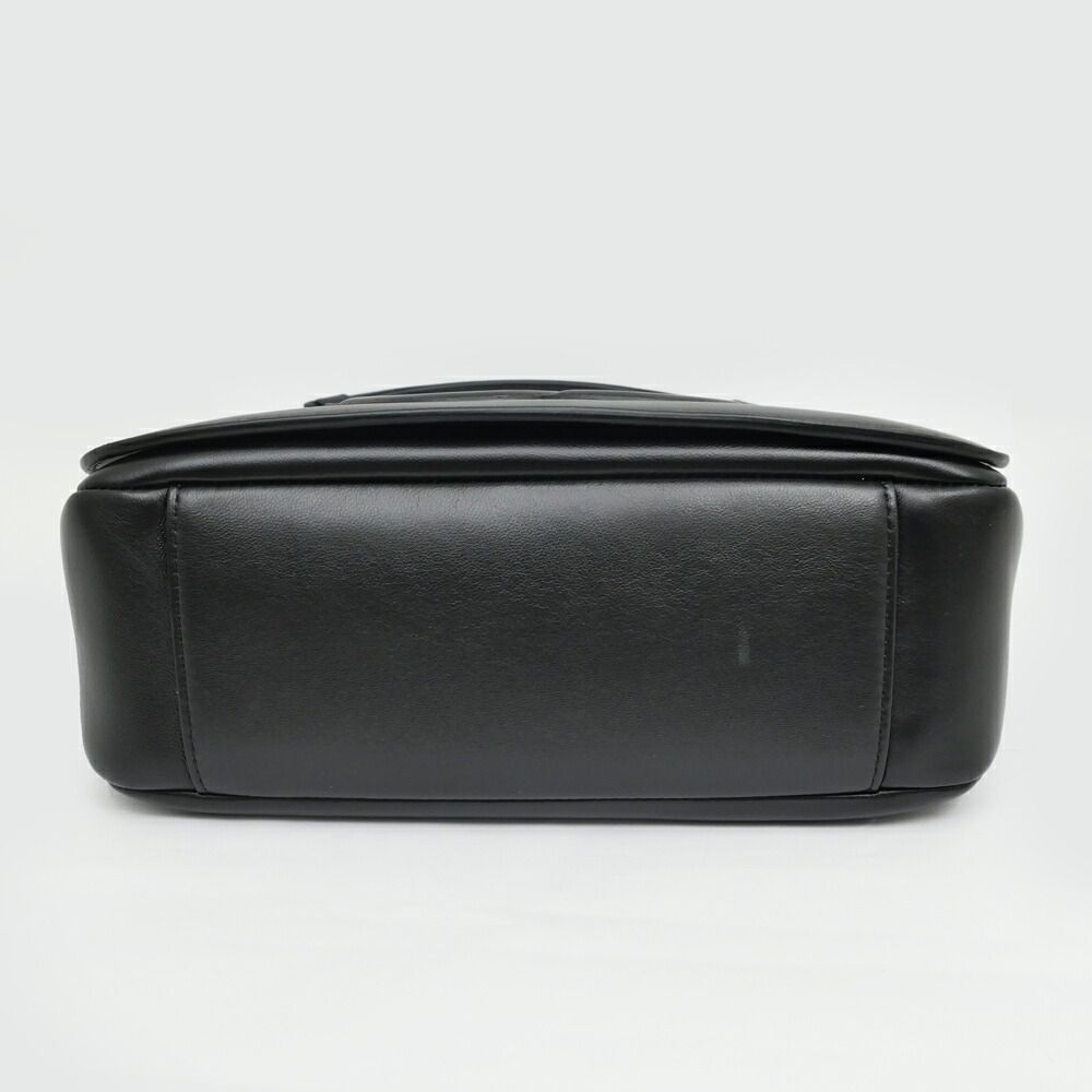 Chanel Timeless CC Messenger Bag Black Lambskin — view 3