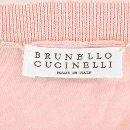 Brunello Cucinelli T-Shirt Long Sleeve Neck Xxs Pink — view 4