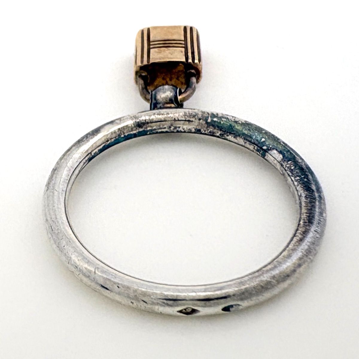 Hermes Amulet Cadena Ring 925 Sterling Silver — view 3