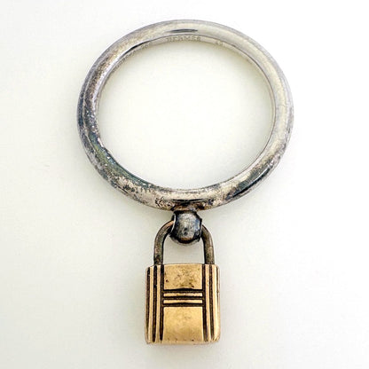 Hermes Amulet Cadena Ring 925 Sterling Silver — view 2