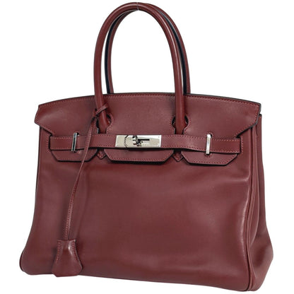 Hermes Birkin 30 Handbag Swift Rouge Ache