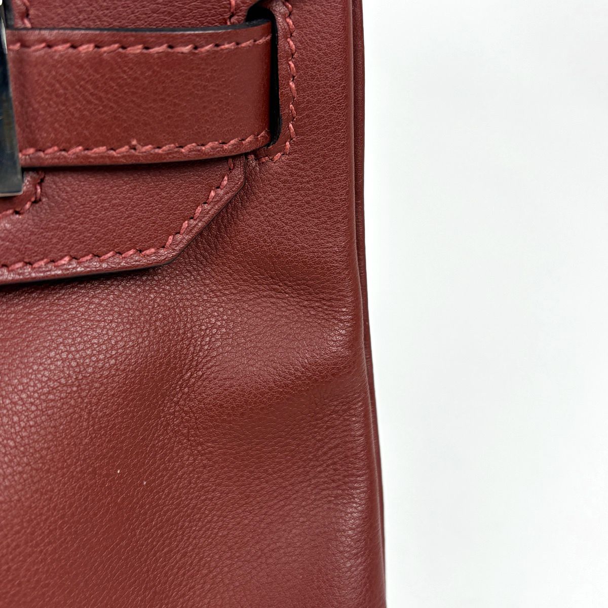 Hermes Birkin 30 Handbag Swift Rouge Ache — view 8